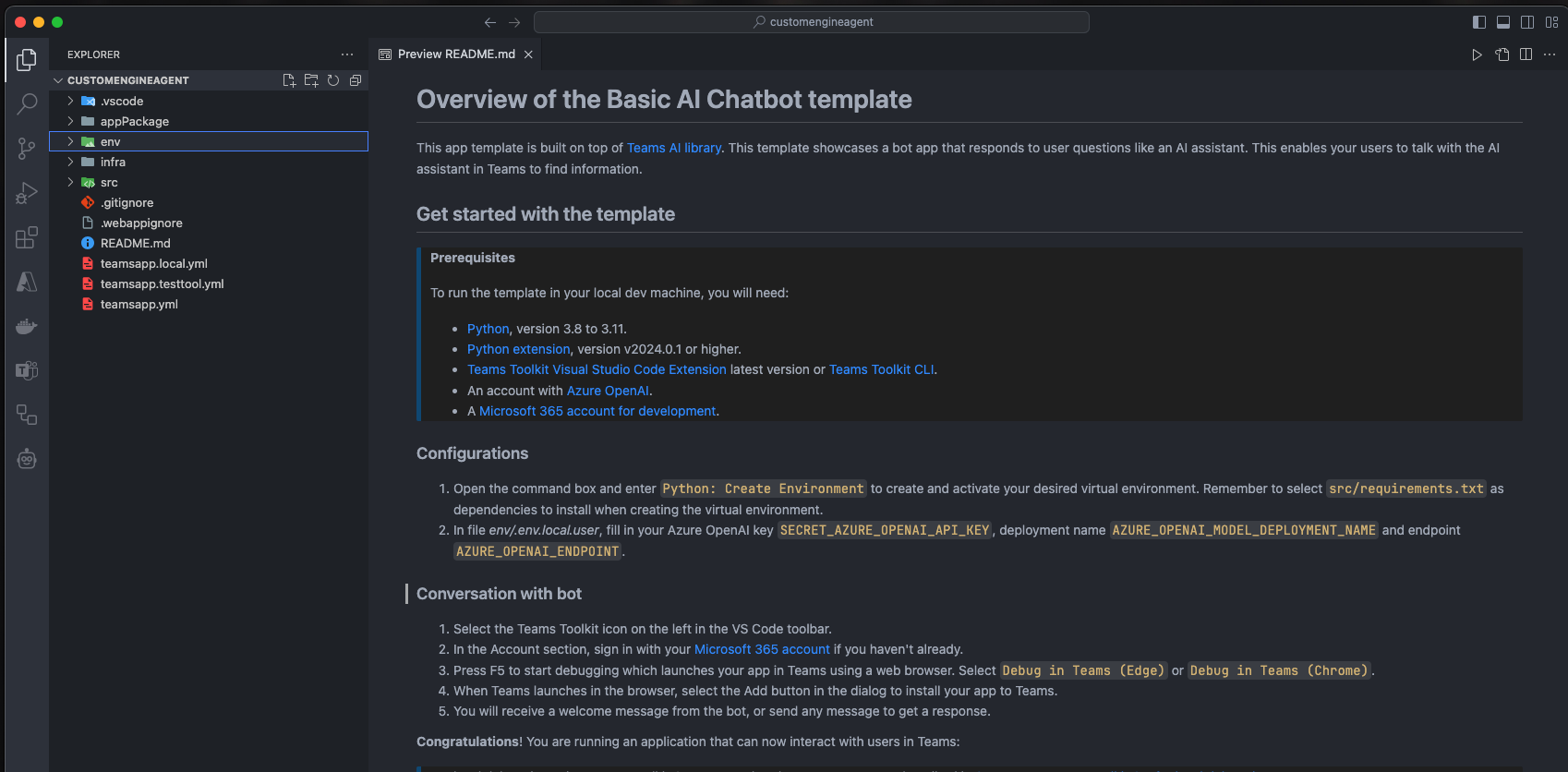 Chatbot Template