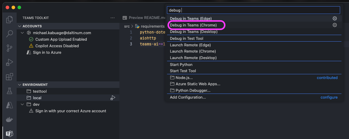 Chrome Debug