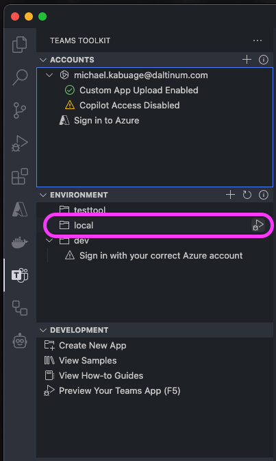 Local Environment